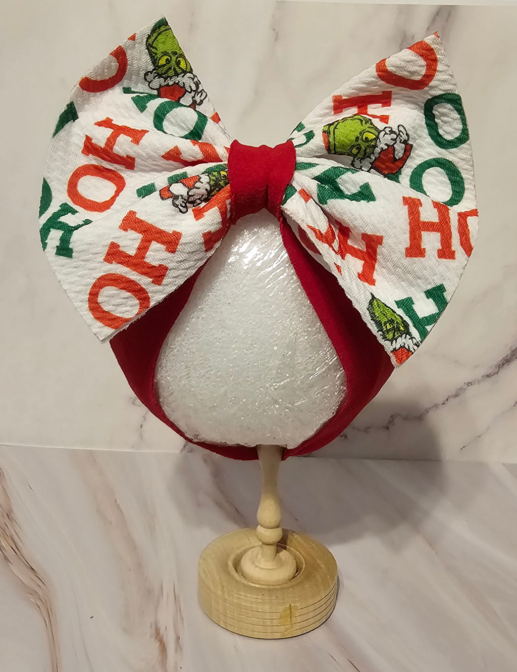 Christmas - Grinch - Ho-Ho- RED - Bows