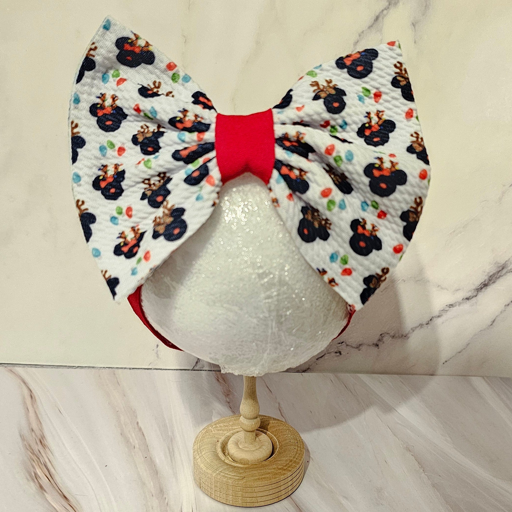 Christmas - Mickey- Red - Bows