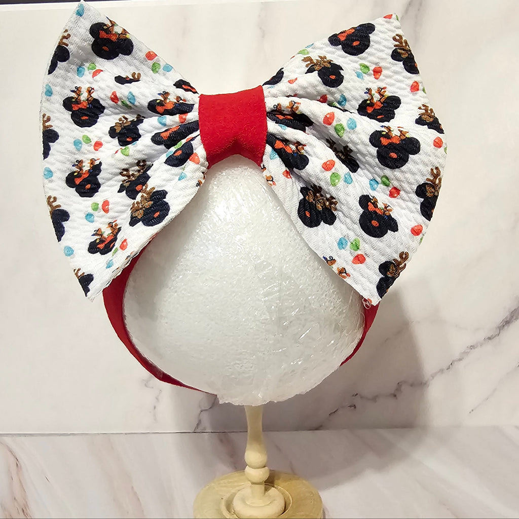 Christmas - Mickey- Red - Bows