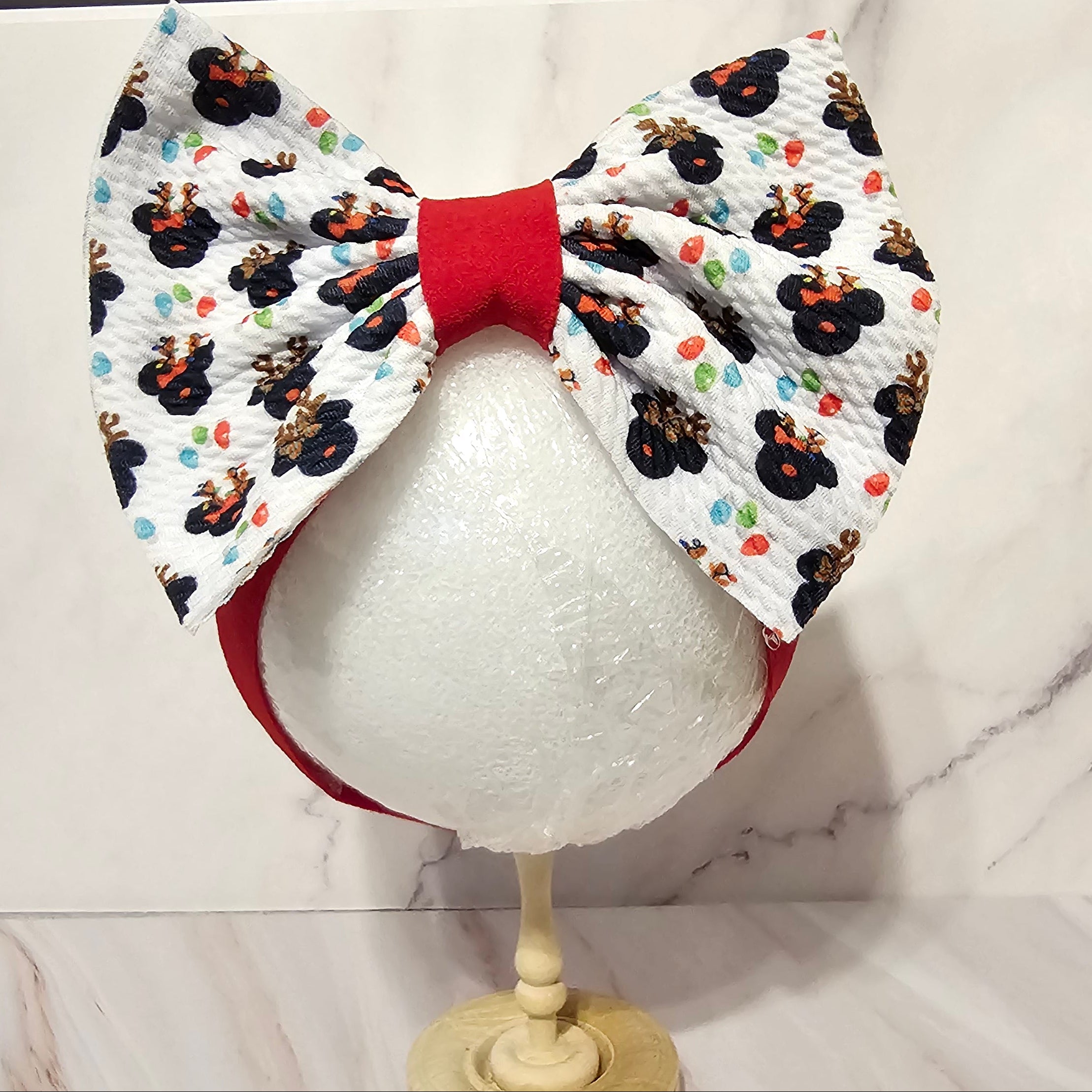Christmas - Mickey- Red - Bows